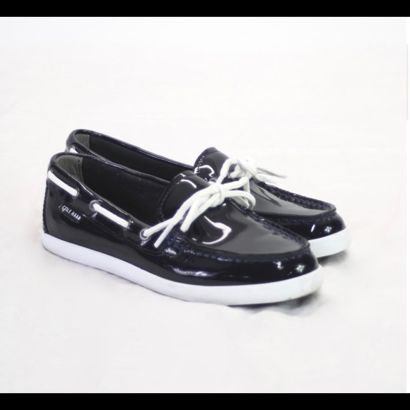 Cole Haan navy leather Nantucket shoes size 6 - Picture 9 of 9